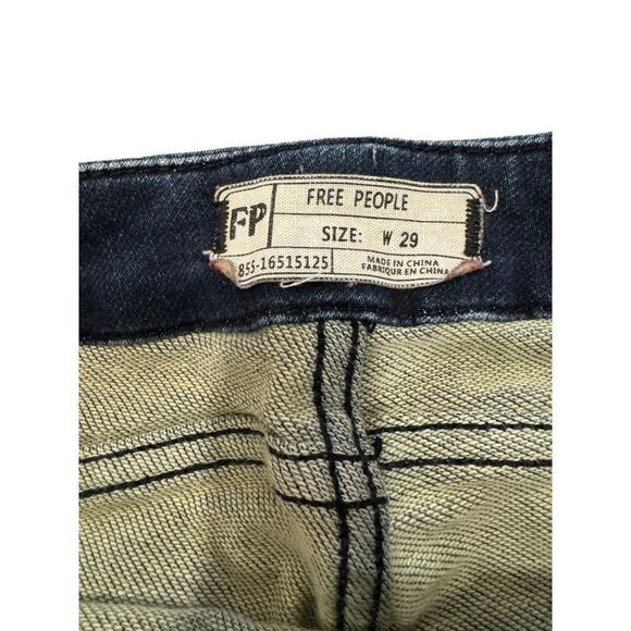 Free People Crop Stretch Comfy Jeans Sz 29 Women - Picture 6 of 10